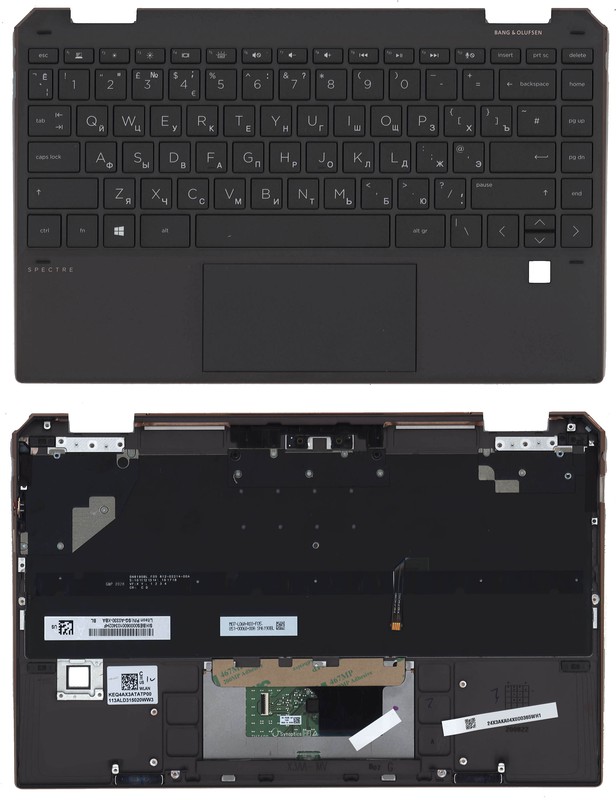 

Клавиатура для HP Spectre X360 13-AW TPN-Q225 топкейс коричневый