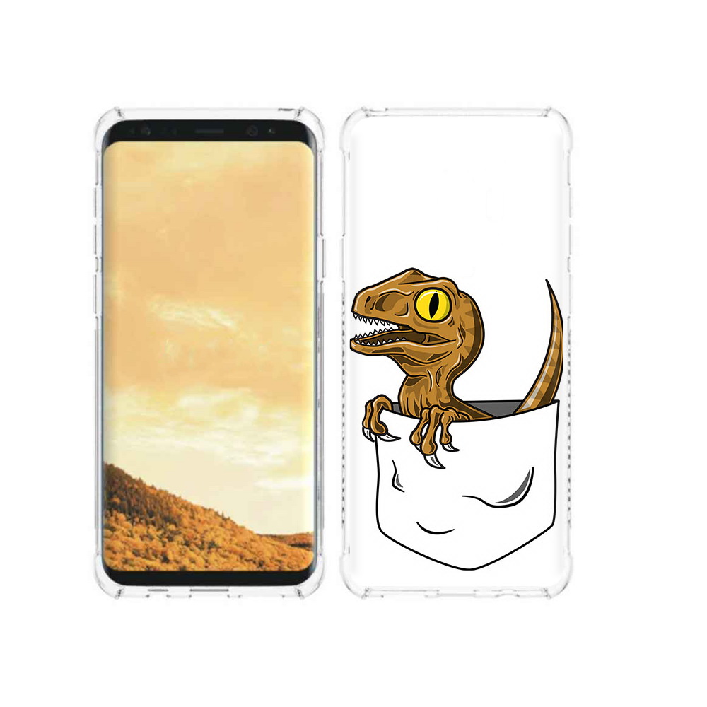 

Чехол MyPads Tocco для Samsung Galaxy S9 динозавр в кармане (PT98329.588.327), Прозрачный, Tocco