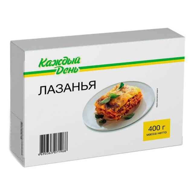 фото Лазанья каждый день мясная 400 г