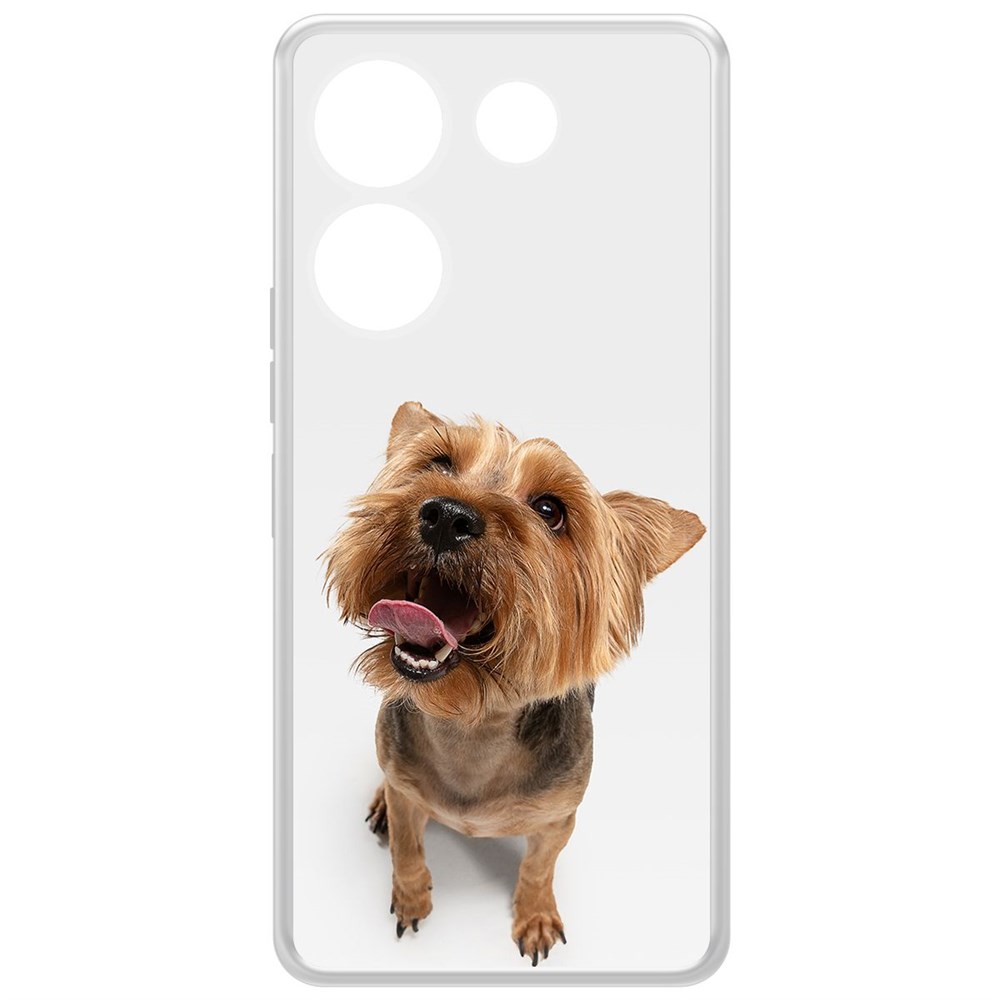 

Чехол-накладка Krutoff Clear Case Йоркширский терьер для TECNO Camon 20 Pro, Прозрачный