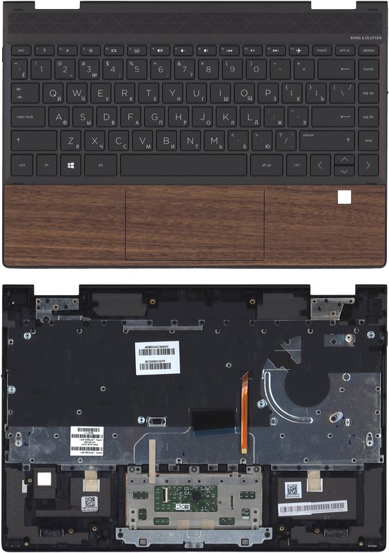 

Клавиатура для HP Envy x360 13-AR топкейс, коричневый, ver.1