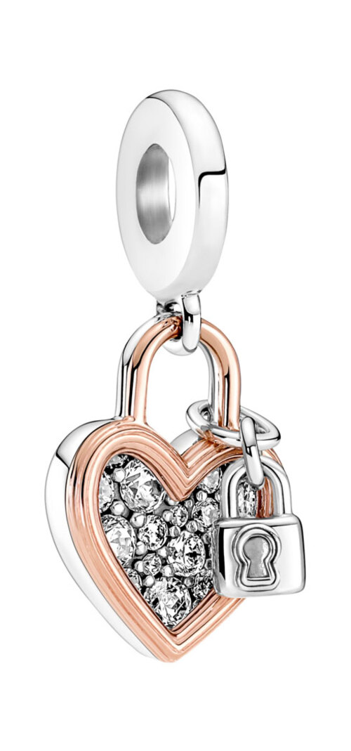 

Разделитель из серебра Pandora 780087C01, фианит, 780087C01