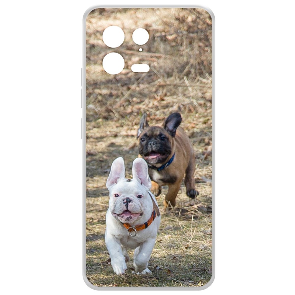 

Чехол-накладка Krutoff Clear Case Догонялки для Xiaomi 13, Прозрачный