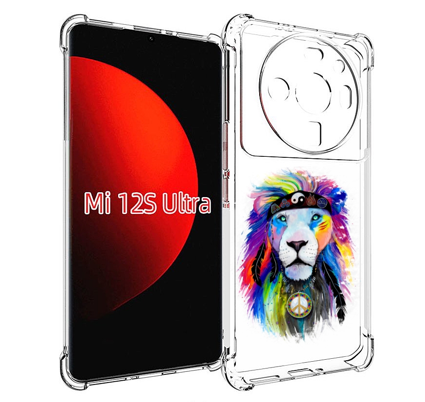 

Чехол MyPads Лев 3 для Xiaomi 12S Ultra, Прозрачный, Tocco