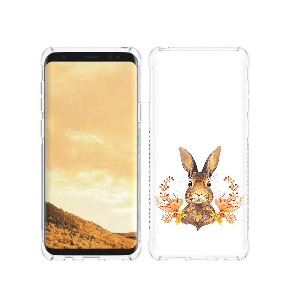 

Чехол MyPads Tocco для Samsung Galaxy S9 зайка в цветах (PT98329.588.349), Прозрачный, Tocco