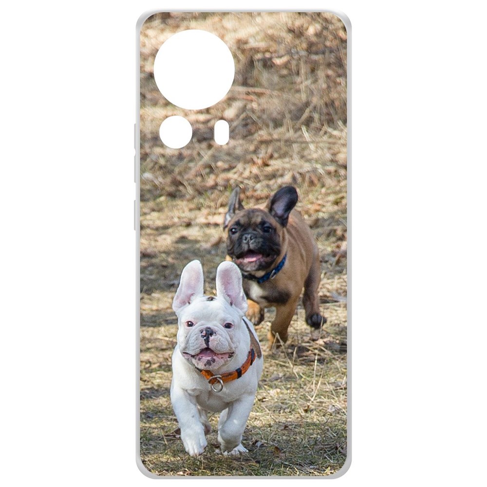 

Чехол-накладка Krutoff Clear Case Догонялки для Xiaomi 13 Lite, Прозрачный