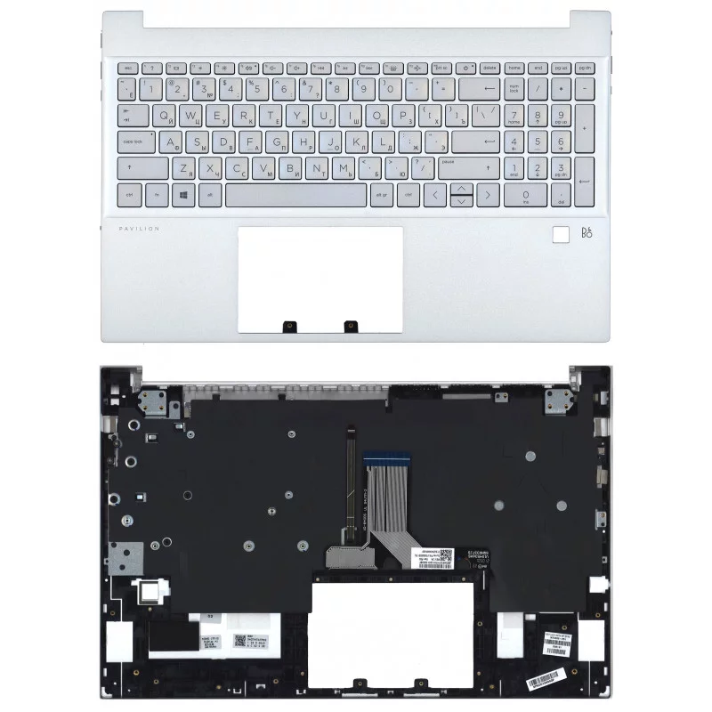 

Клавиатура для HP Pavilion 15-EG 15-EH топкейс, серебристый