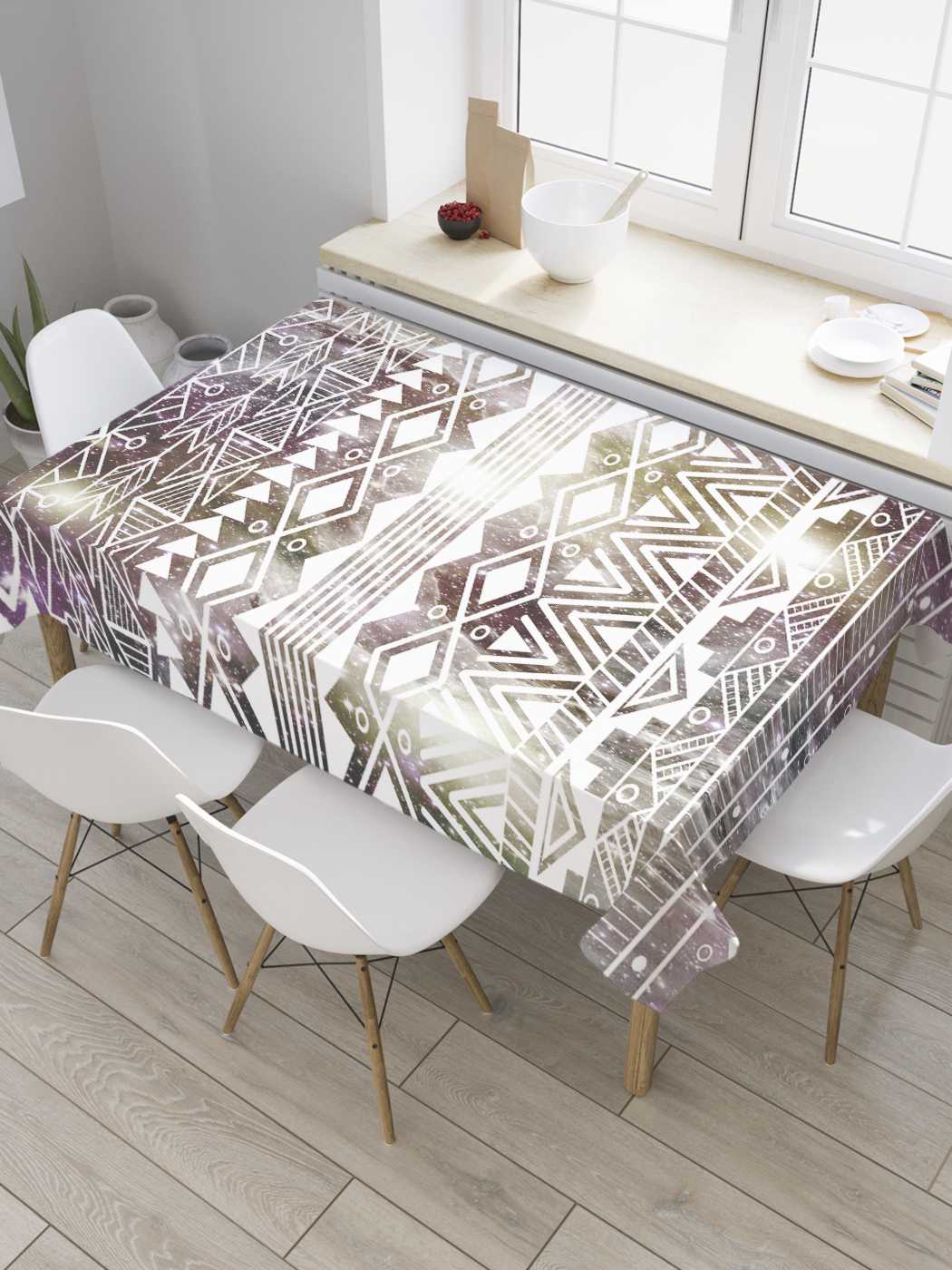 

Скатерть прямоугольная JoyArty "Стрелы древности" из сатена, 120x145 см, Серый, Стрелы древности