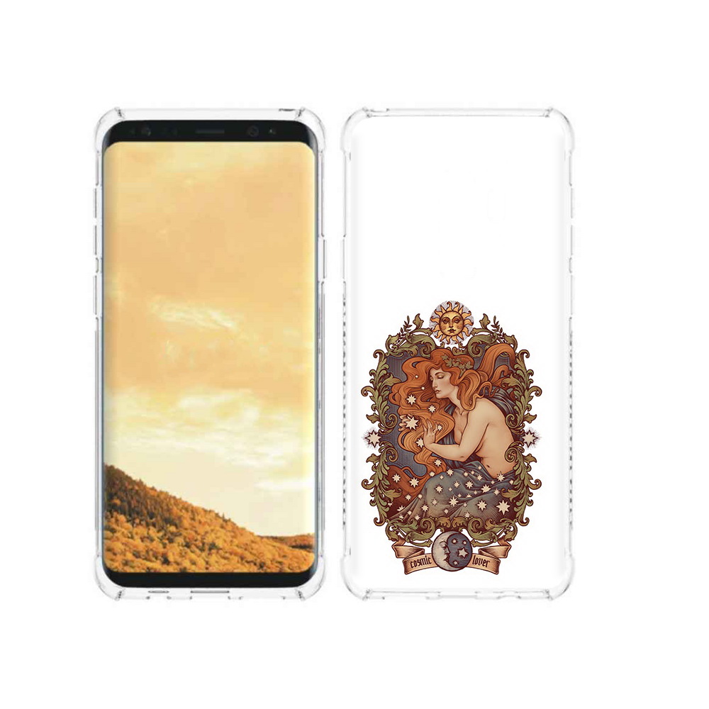 

Чехол MyPads Tocco для Samsung Galaxy S9 звездная девушка абстракция (PT98329.588.351), Прозрачный, Tocco