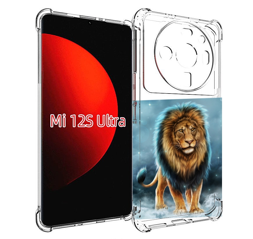 

Чехол MyPads Лев-в-тумане для Xiaomi 12S Ultra, Прозрачный, Tocco