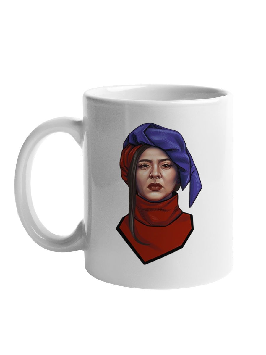 

Кружка СувенирShop "Манижа Manizha" 330 мл, CU-MZMN2-W/S