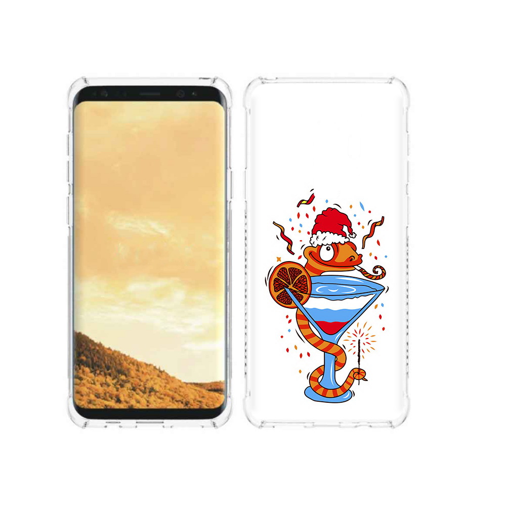 

Чехол MyPads Tocco для Samsung Galaxy S9 змейка (PT98329.588.364), Прозрачный, Tocco