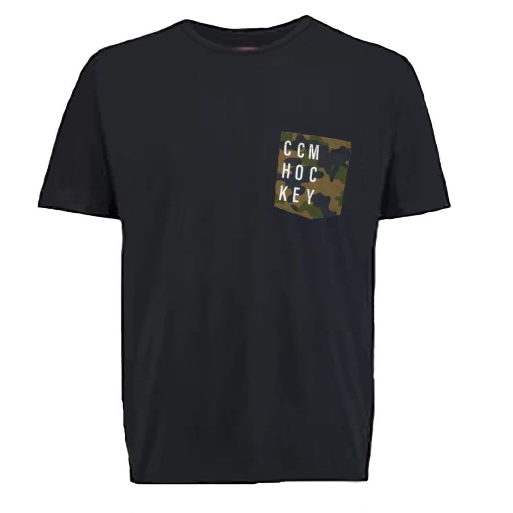 

ССМ Футболка CAMO POCKET S/S TEE SR Black, XL, Футболка CAMO POCKET S/S TEE SR Black