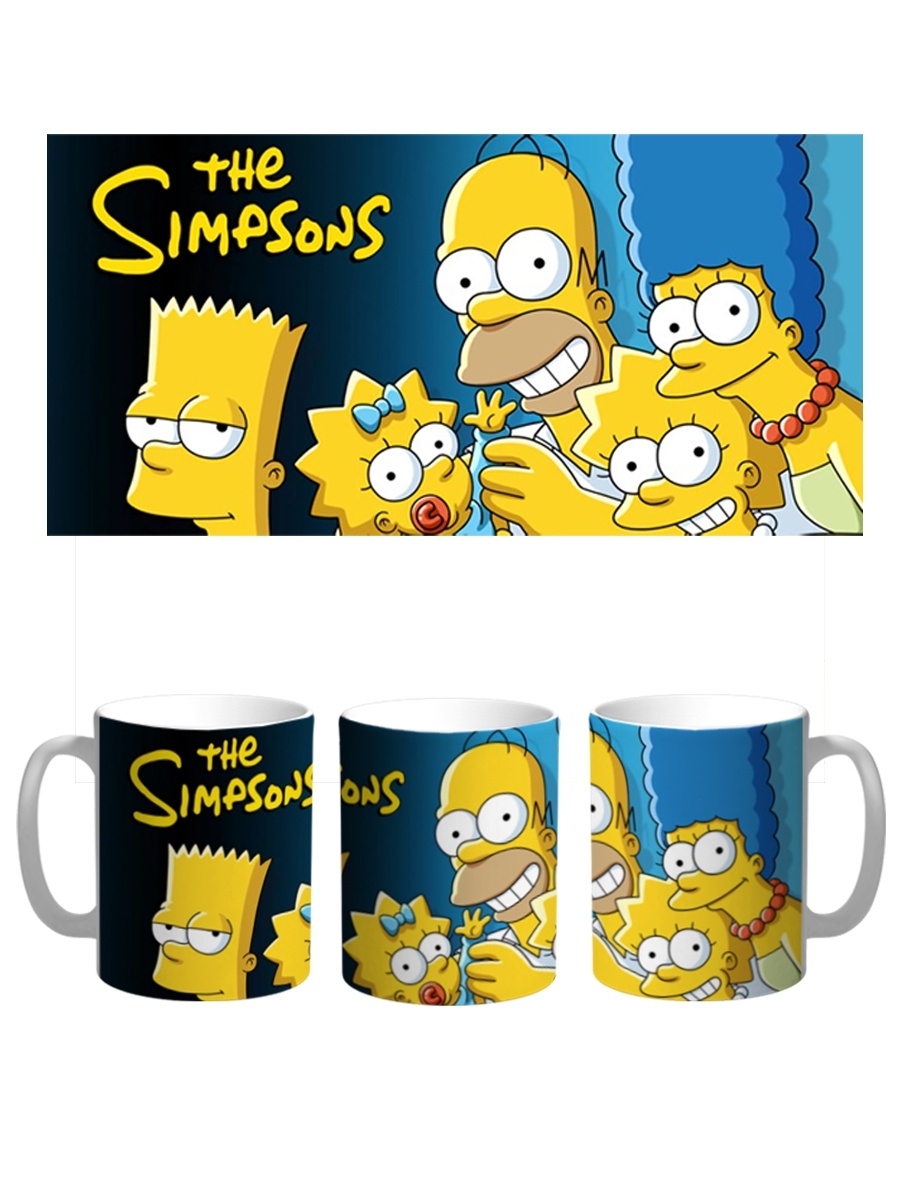 фото Кружка сувенирshop "симпсоны the simpsons" 330 мл