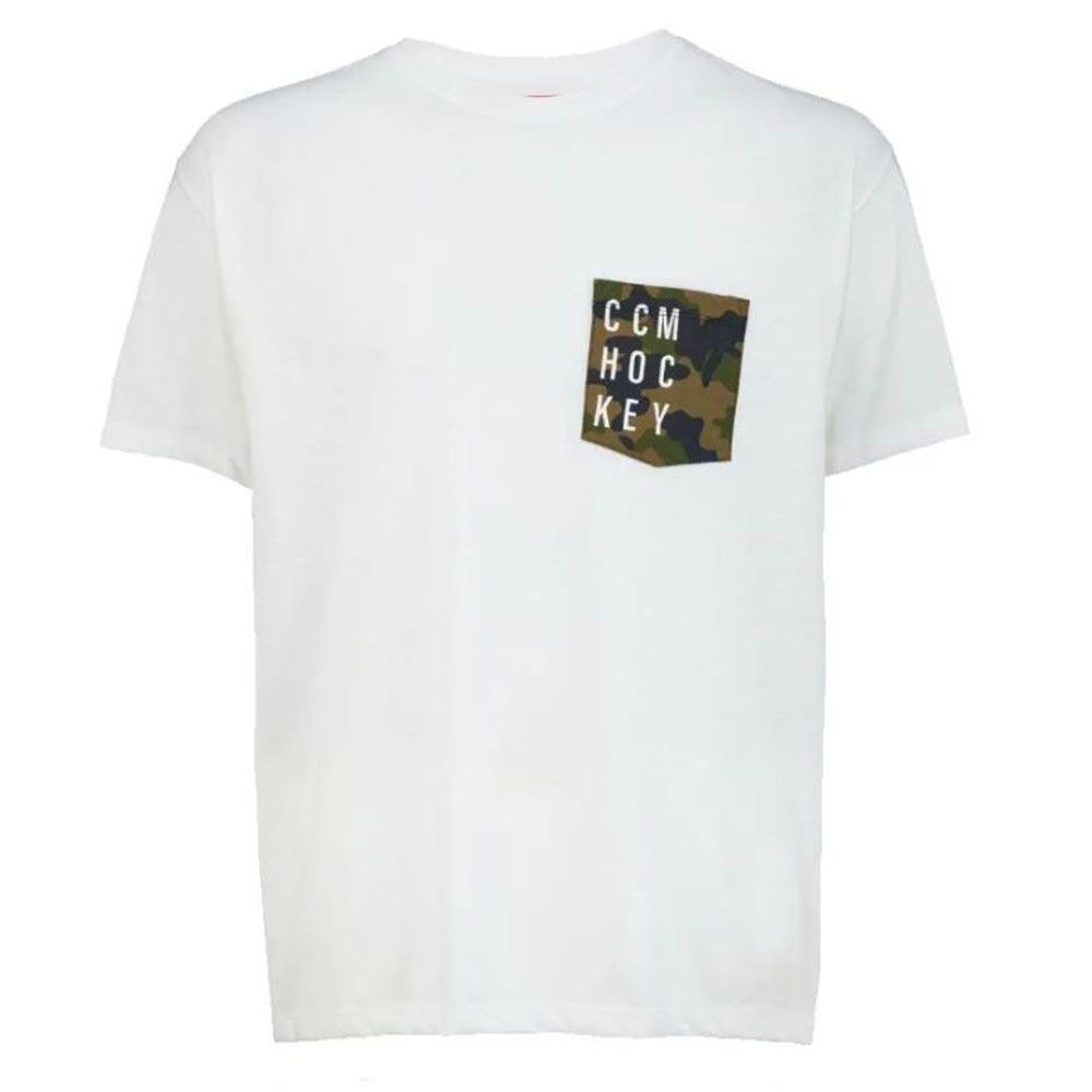 

ССМ Футболка CAMO POCKET S/S TEE SR White, L, Футболка CAMO POCKET S/S TEE SR White