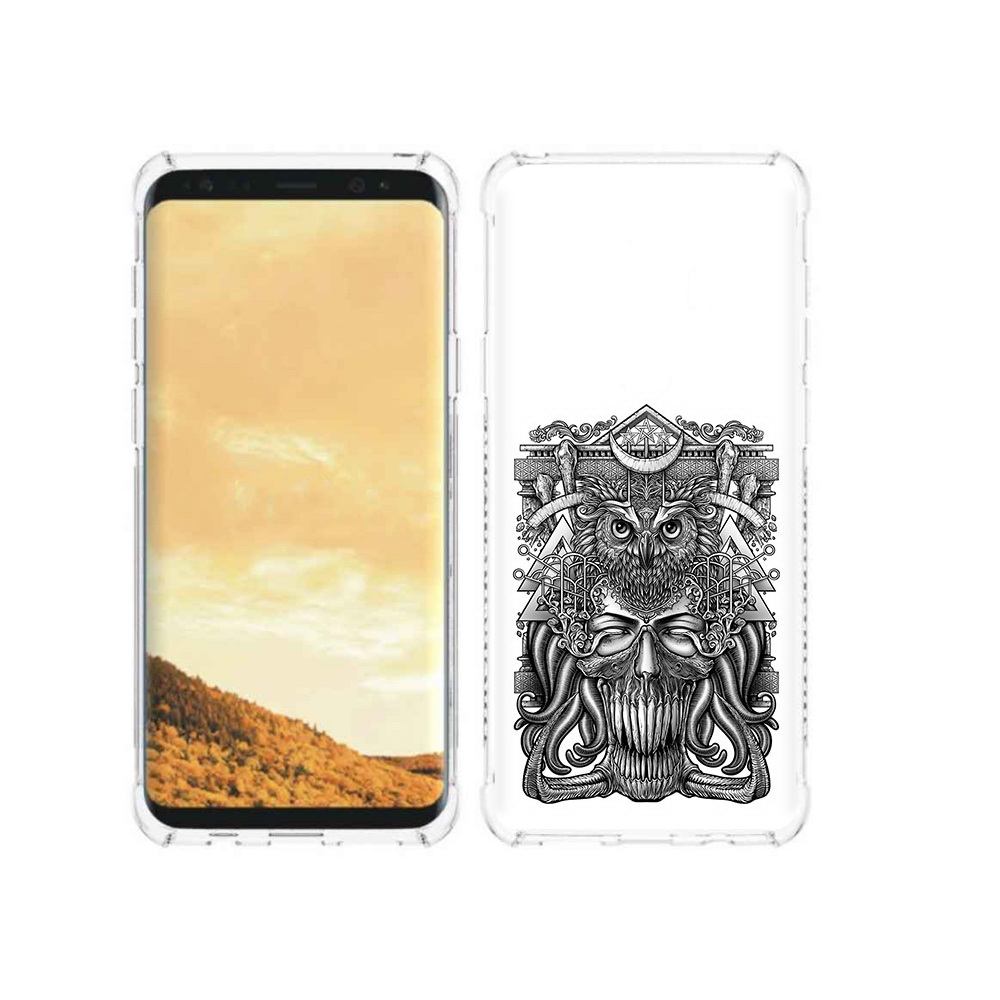 

Чехол MyPads Tocco для Samsung Galaxy S9 зубастая сова (PT98329.588.369), Прозрачный, Tocco