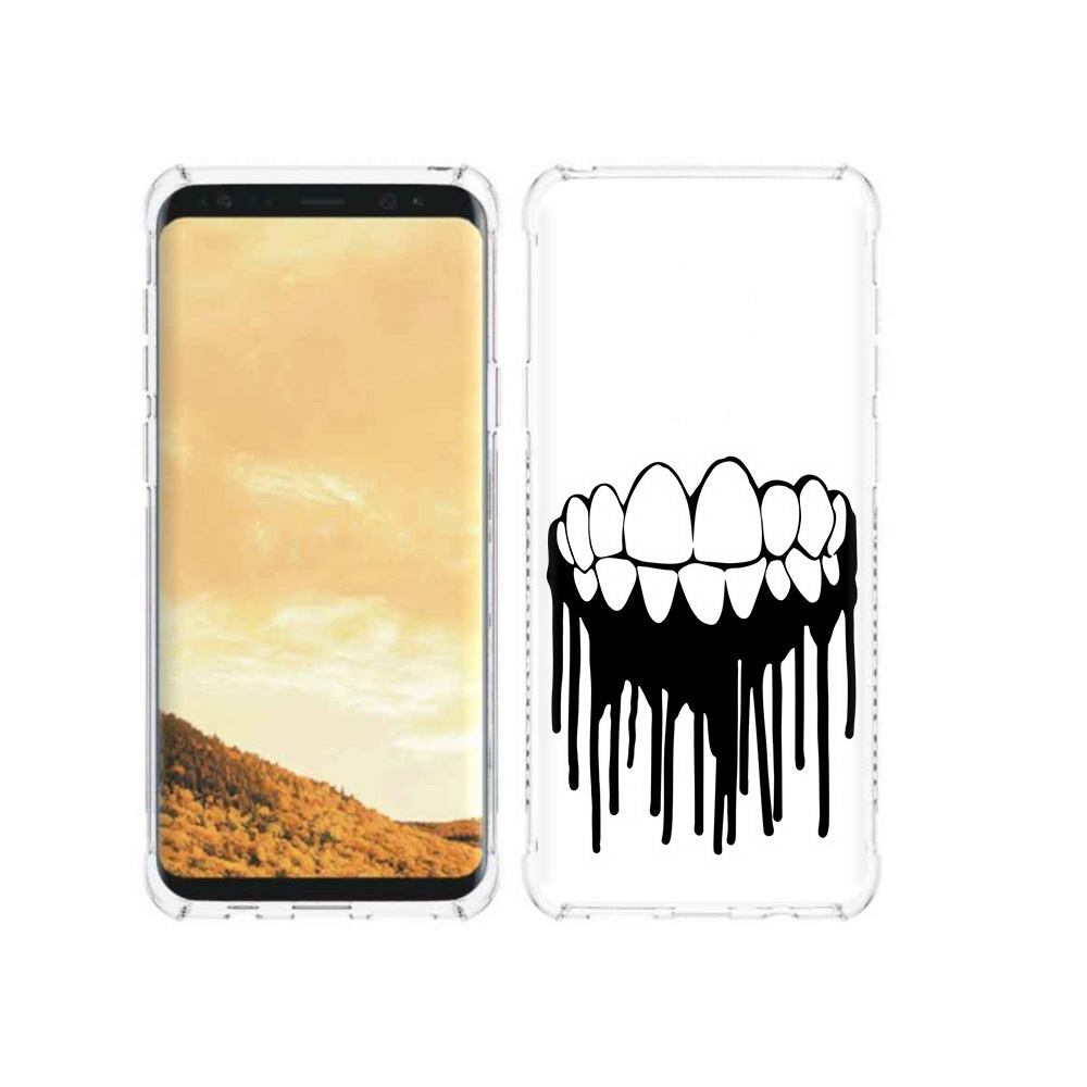 

Чехол MyPads Tocco для Samsung Galaxy S9 зубы (PT98329.588.372), Прозрачный, Tocco