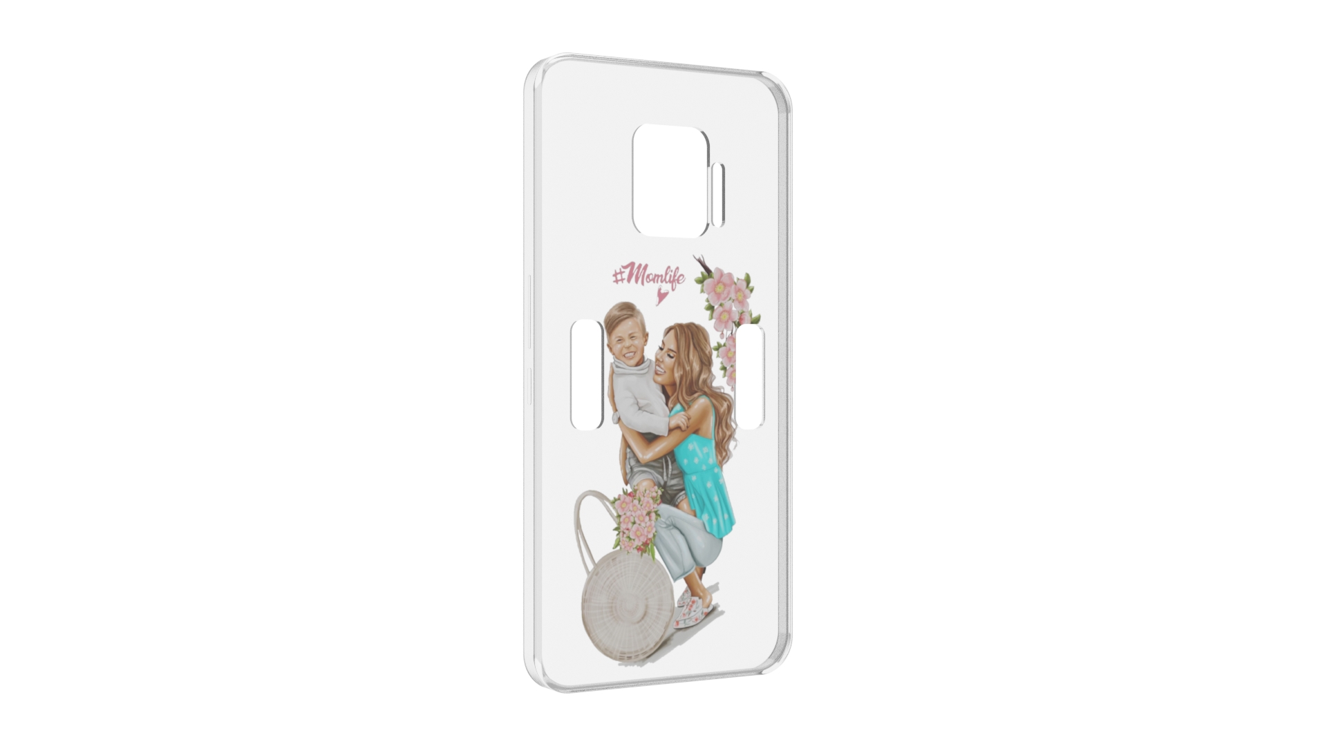 

Чехол MyPads Momlife для ZTE Nubia Red Magic 7 Pro, Прозрачный, Tocco