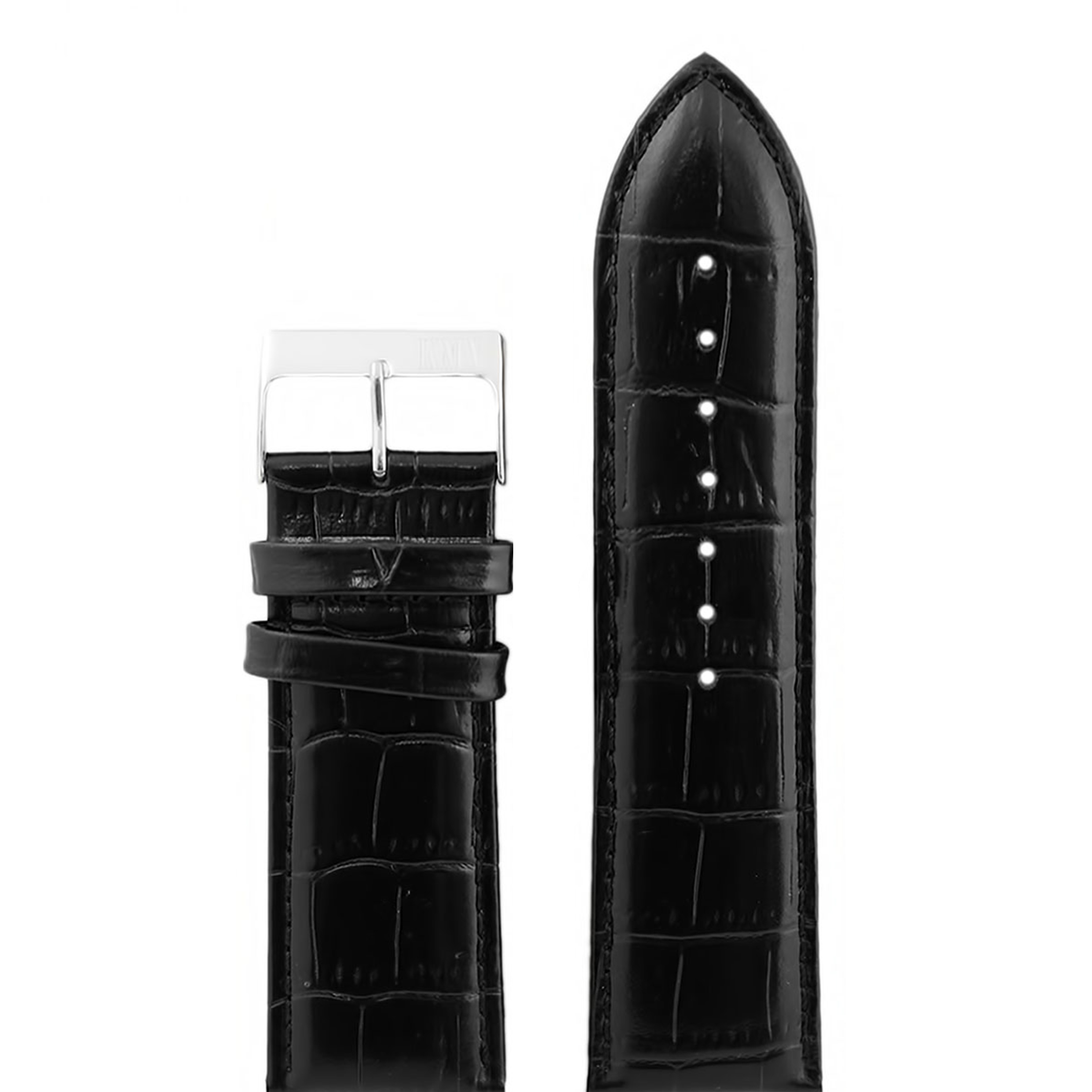 

Ремешок из двух частей мужской KMV S-11 черный, S-11