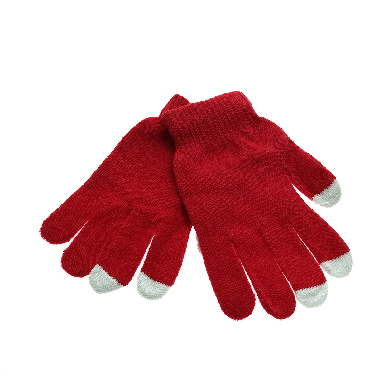 фото Перчатки espada для сенсорных экранов, красные (шерстяные женcкие, screen touch gloves)