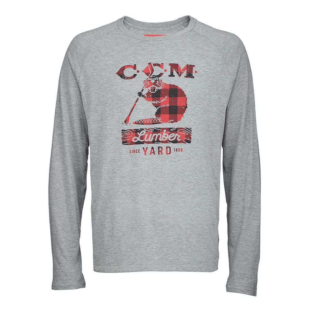 

ССМ Футболка HOLIDAY MASCOTT LUMBER L/S TEE SR Athletic Grey, M, Серый, Футболка HOLIDAY MASCOTT LUMBER L/S TEE SR Athletic Grey