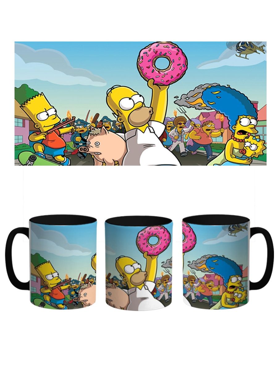 фото Кружка сувенирshop "симпсоны the simpsons" 330 мл