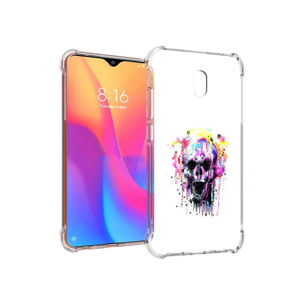 

Чехол MyPads Tocco для Xiaomi Redmi 8A граффити череп (PT138948.272.298), Прозрачный, Tocco