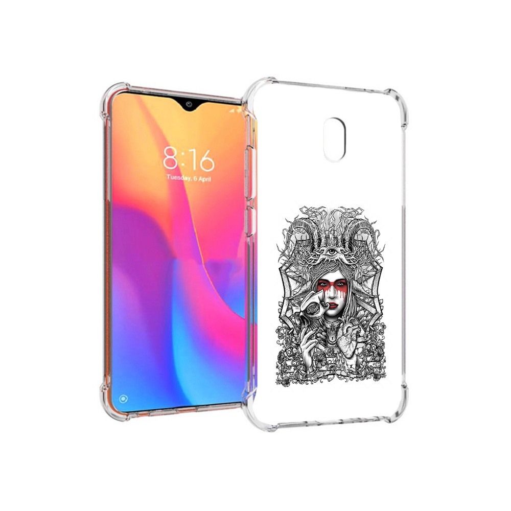 

Чехол MyPads Tocco для Xiaomi Redmi 8A грусная девушка (PT138948.272.302), Прозрачный, Tocco