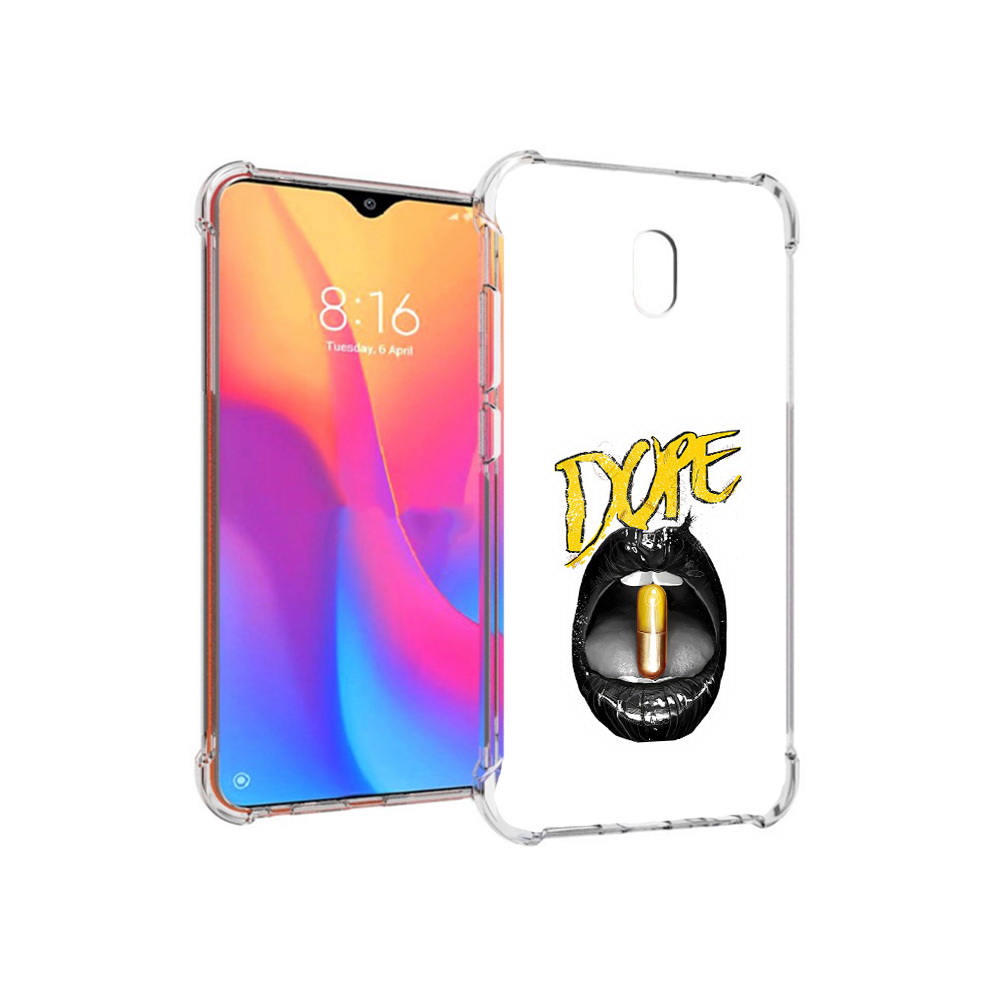 

Чехол MyPads Tocco для Xiaomi Redmi 8A губы (PT138948.272.303), Прозрачный, Tocco