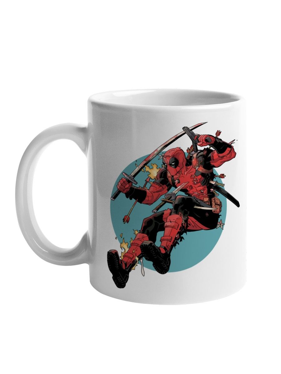 

Кружка СувенирShop "Deadpool Дэдпул Marvel" 330 мл, CU-MVDP4-W/S