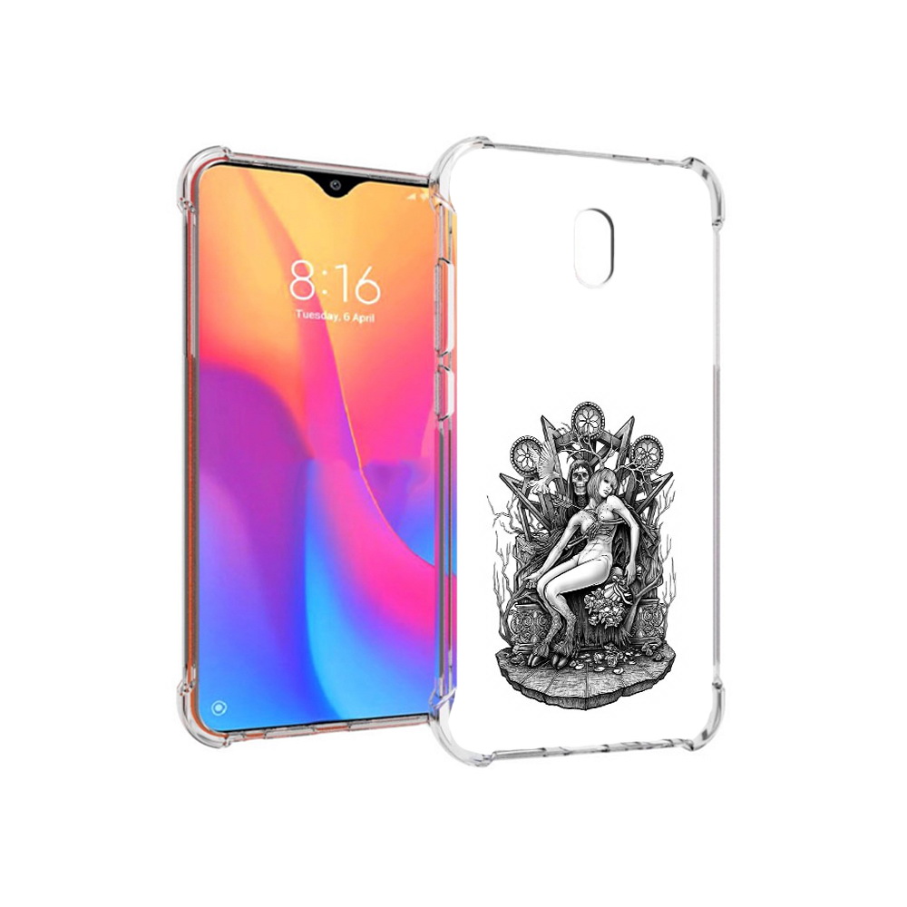 

Чехол MyPads Tocco для Xiaomi Redmi 8A девушка на троне (PT138948.272.309), Прозрачный, Tocco