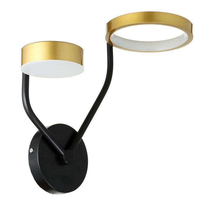 

Бра 2292/2 LED 30Вт 3000-6000К черно-золотой 34х33х20,5 см, Слим