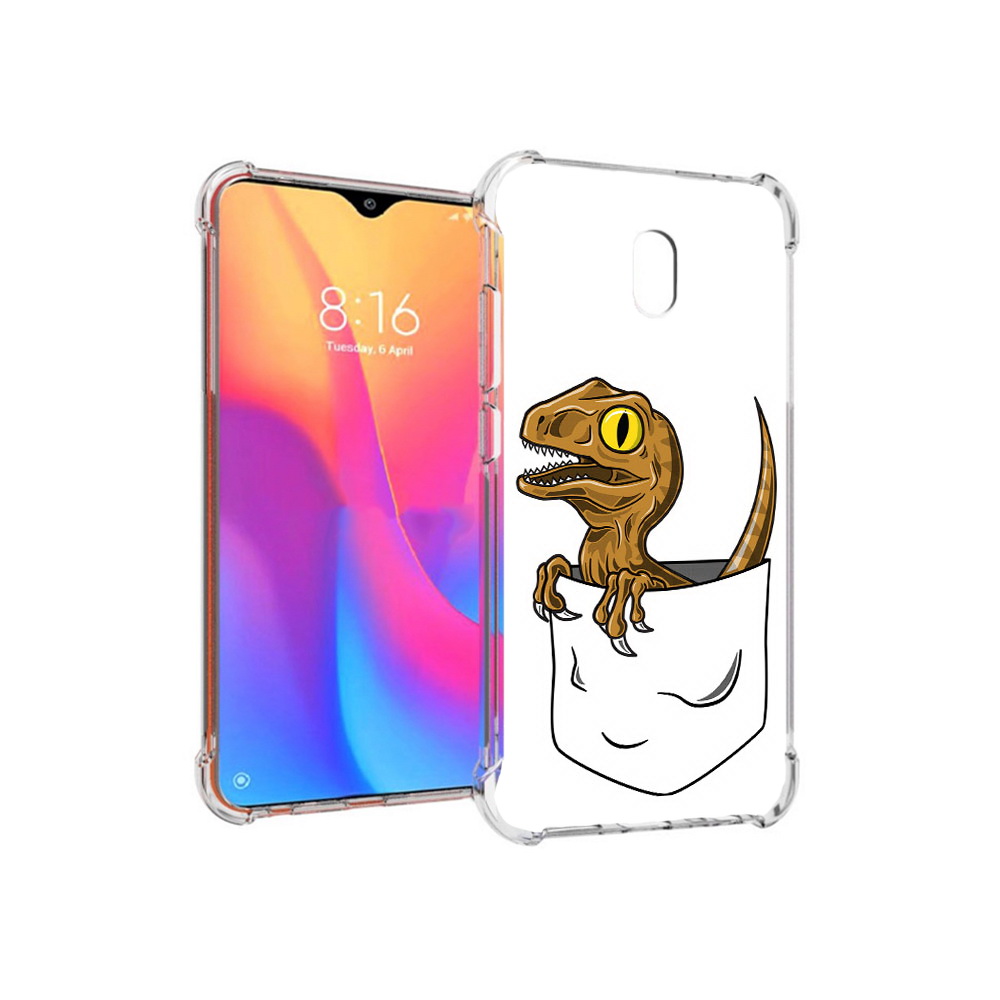 

Чехол MyPads Tocco для Xiaomi Redmi 8A динозавр в кармане (PT138948.272.327), Прозрачный, Tocco