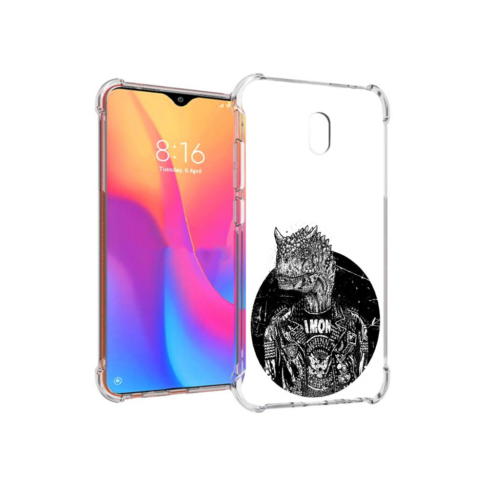 Чехол MyPads Tocco для Xiaomi Redmi 8A динозавр в куртке (PT138948.272.328)
