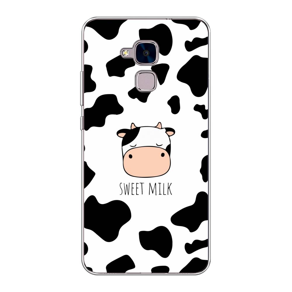 

Чехол на Honor 5C "Sweet milk", Розовый;белый;черный, 60450-1