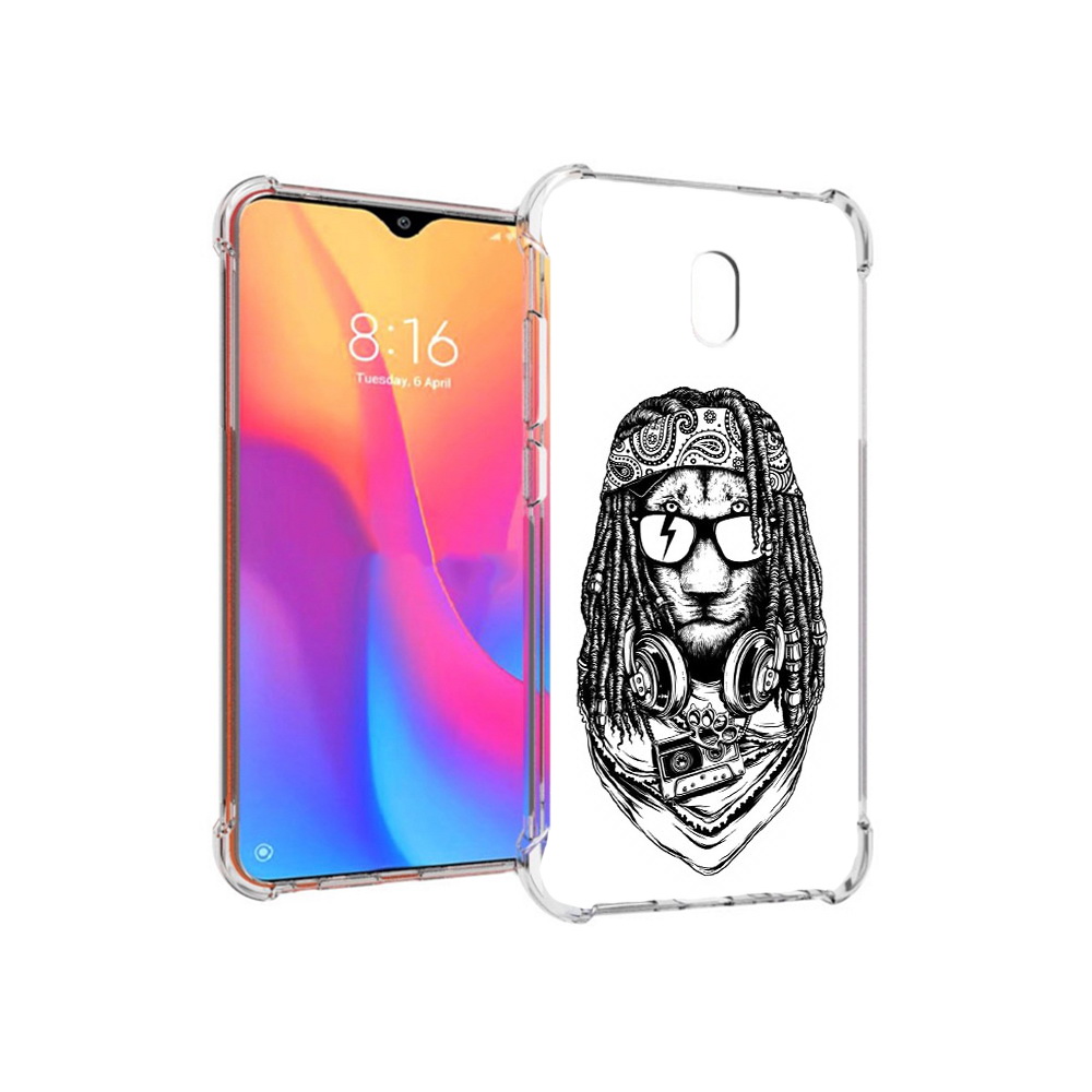 

Чехол MyPads Tocco для Xiaomi Redmi 8A дреды льва (PT138948.272.338), Прозрачный, Tocco