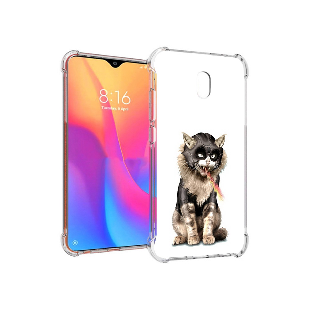 

Чехол MyPads Tocco для Xiaomi Redmi 8A дьяволский кот (PT138948.272.341), Прозрачный, Tocco