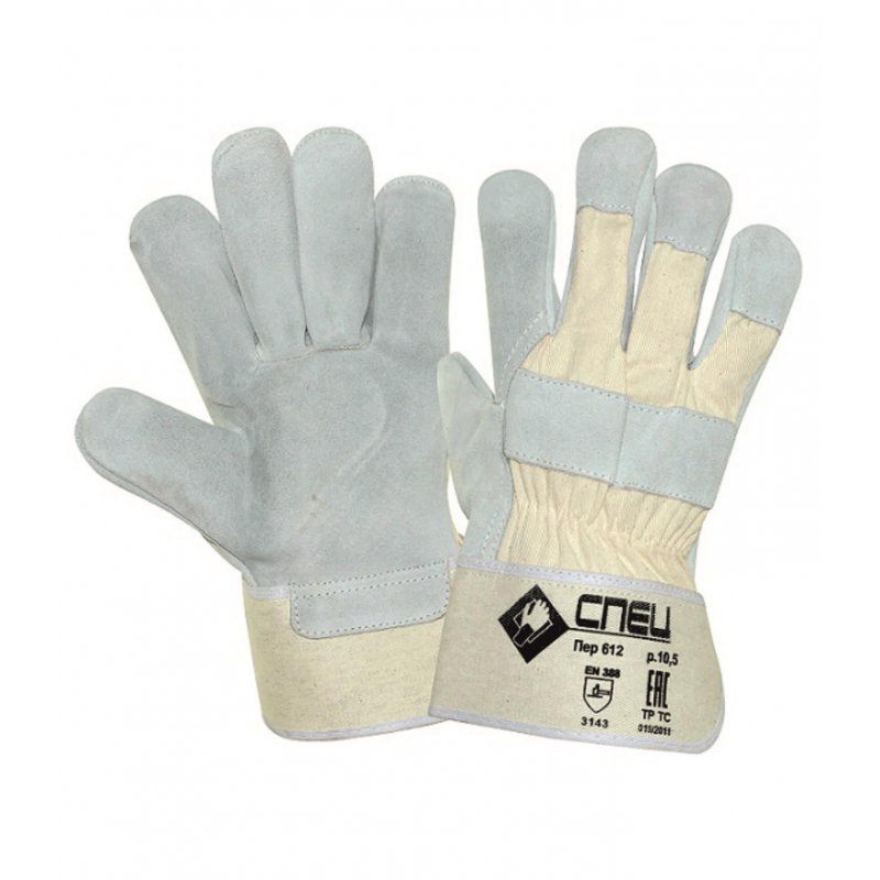 Перчатки защитные СПЕЦ спилковые комбинированные (Размер 10,5) защитные спилковые комбинированные перчатки dinfix