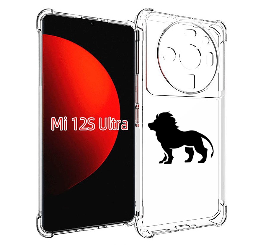 

Чехол MyPads Лев для Xiaomi 12S Ultra, Прозрачный, Tocco