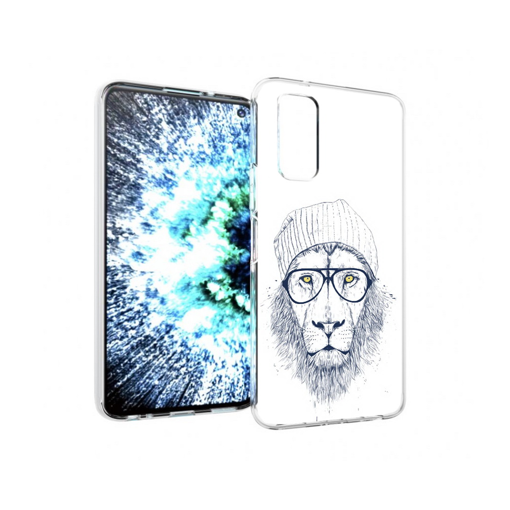 

Чехол MyPads Tocco для Vivo IQOO Neo 3 хиппи лев (PT157205.400.663), Прозрачный, Tocco