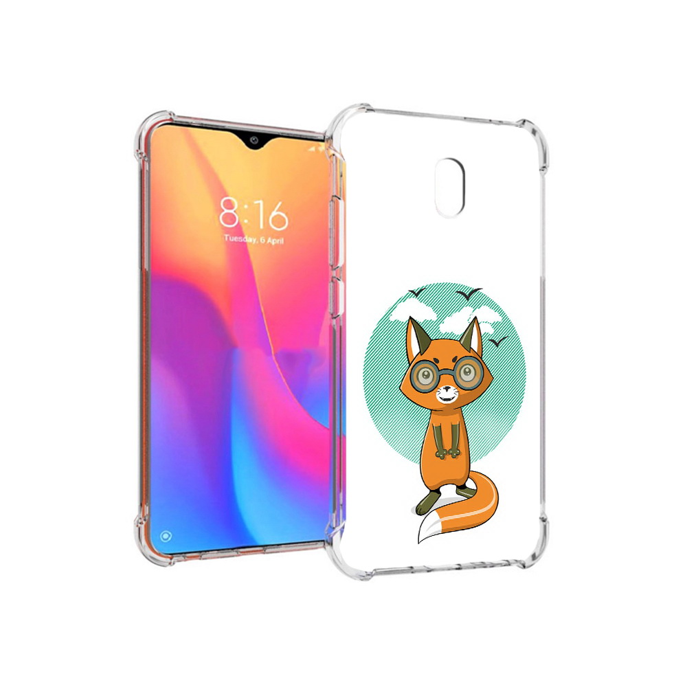

Чехол MyPads Tocco для Xiaomi Redmi 8A задумчивая лиса (PT138948.272.348), Прозрачный, Tocco
