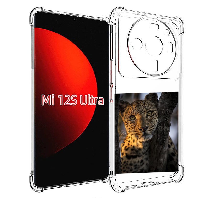 

Чехол MyPads Леопард для Xiaomi 12S Ultra, Прозрачный, Tocco