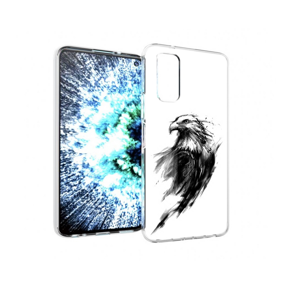 

Чехол MyPads Tocco для Vivo IQOO Neo 3 чб птица (PT157205.400.670), Прозрачный, Tocco