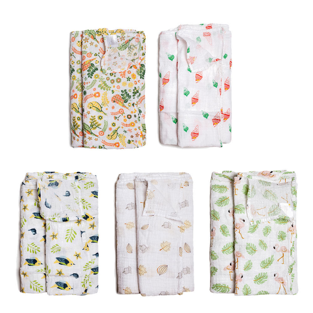 

Комплект пеленок из муслина Olant baby 5 штук 120х120 см, СЕТ
