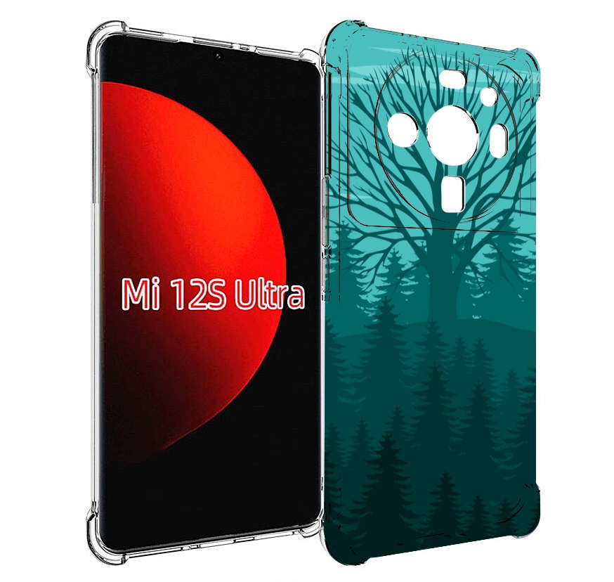 

Чехол MyPads Лес для Xiaomi 12S Ultra, Прозрачный, Tocco