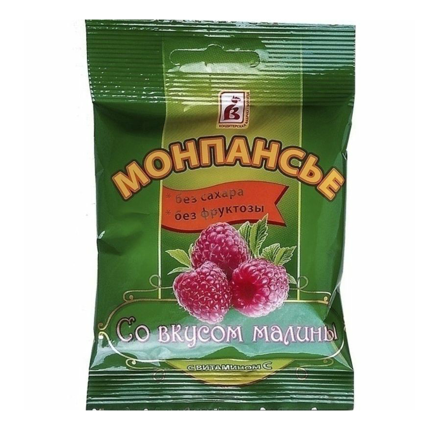 

Карамель леденцовая Вологодская КФ Монпансье со вкусом малины с витамином С 50 г