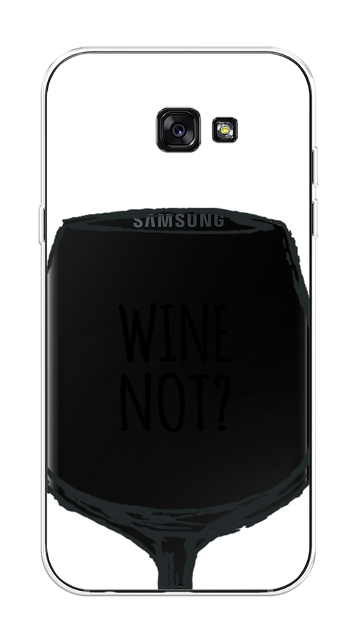 

Чехол на Samsung Galaxy A7 2017 "Wine not white", Белый, 20950-6