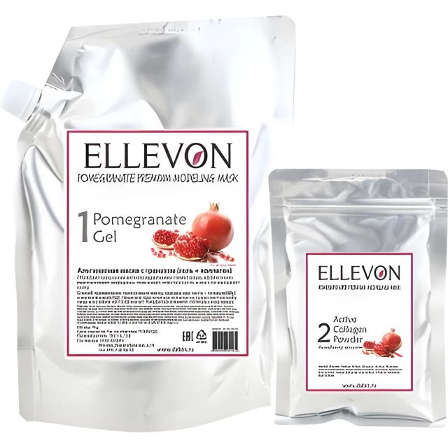 Маска для лица Ellevon Pomegranate Premium Modeling Mask 1000 г ellevon snail cream крем для лица антивозрастной с экстрактом улитки 100 мл