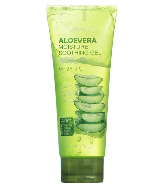 Гель для лица FarmStay La Ferme Aloe Vera Moisture Soothing Gel успокаивающий, 200 мл