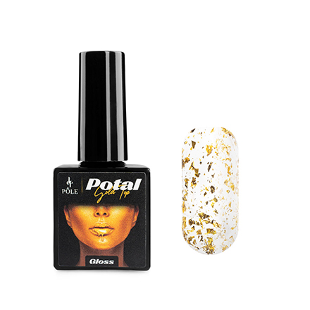

Топ для гель-лака POLE Potal золото